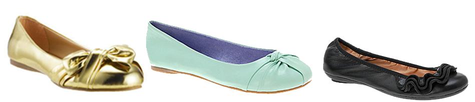 college girl ballet flats