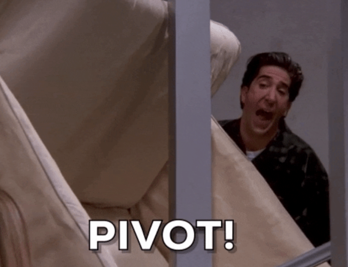 Ross Geller PIVOT!