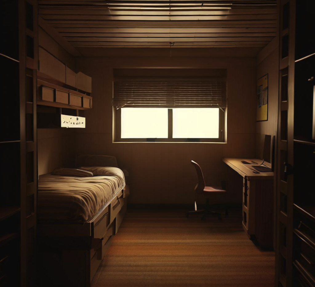 Single Dorm Room 1024x932 